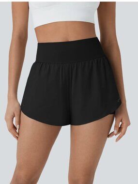 *NWT* Halara QuickDry Shorts | XS | High Waisted | 3" with Pockets | Black
